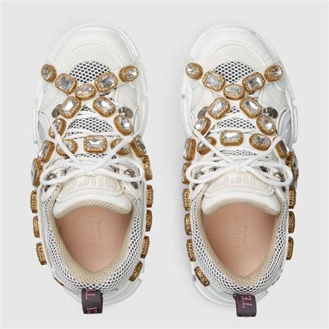 gucci fw18 flashtrek sneakers with removable crystals